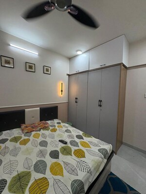 Bedroom in 3 BHK Apartment at Oxy Beaumonde, Viman Nagar – for Rent