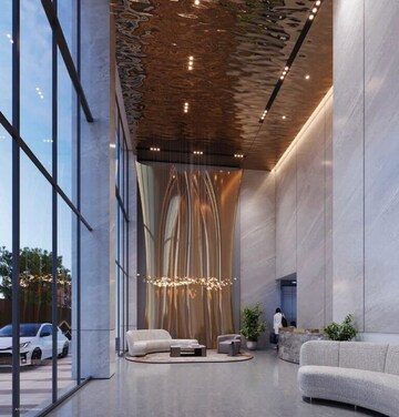 Staircase in 3 BHK Apartment at Aurum Helios, Walkeshwar – for Sale