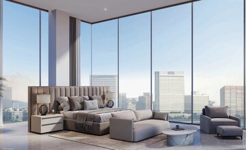 Living Room in 3 BHK Apartment at Aurum Helios, Walkeshwar – for Sale