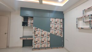 Living Room in 3 BHK Apartment at Qualitas Serenity Park, Kokapet – for Rent