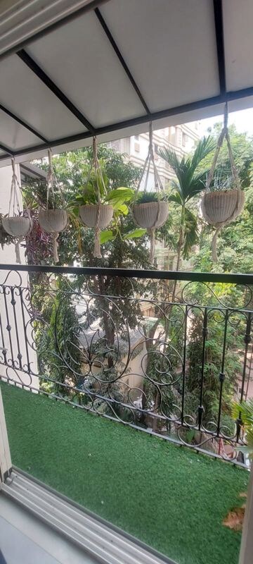 Balcony in 2 BHK Apartment at Ahimsa Enclave, Malad West – for Rent