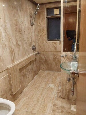 Bathroom in 2 BHK Apartment at Daseshwar Apartment, Walkeshwar – for Sale