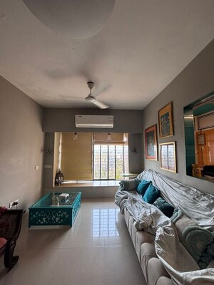 Living Room in 3 BHK Apartment at Bandra West – for Rent