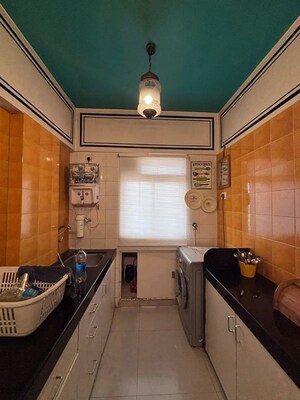 Kitchen in 3 BHK Apartment at Bandra West – for Rent