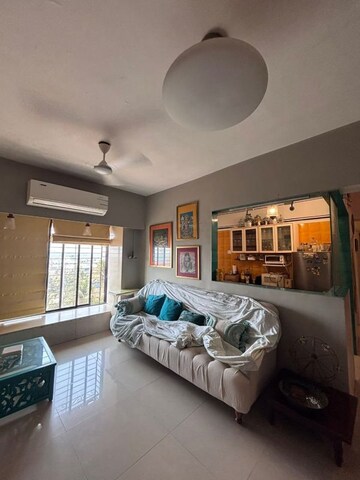 Living Room in 3 BHK Apartment at Bandra West – for Rent
