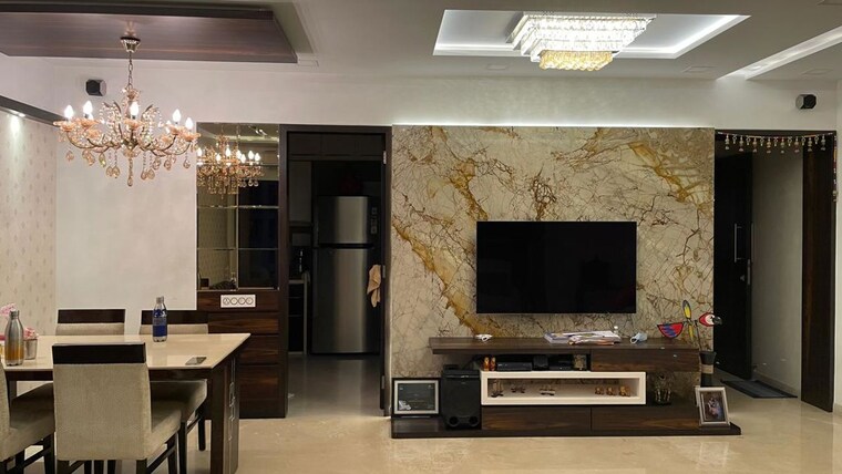 Living Room, raunak-unnathi-woods 2 Bedroom 650 Sq.Ft. Apartment In Ghodbunder Road Thane 10066114