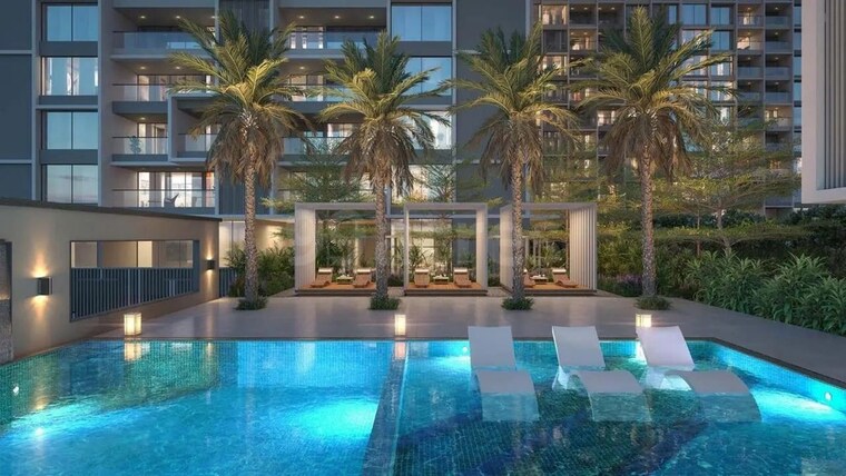 Swimming Pool, holystico-astrana 3 Bedroom 1852 Sq.Ft. Apartment In Hadapsar Pune 10066124