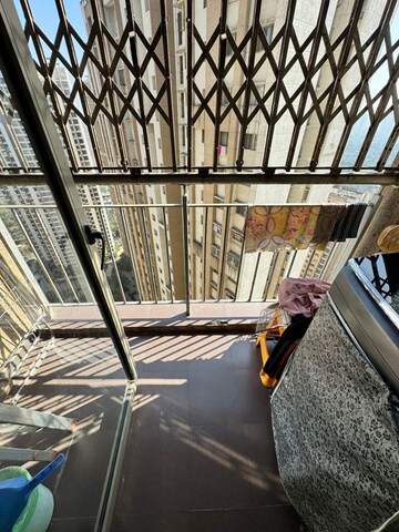 Balcony in 5 BHK Apartment at Rajvilas Hawa Mahal Chs, Manpada – for Rent