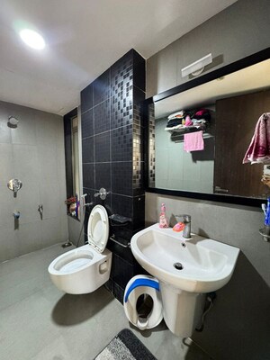 Bathroom in 5 BHK Apartment at Rajvilas Hawa Mahal Chs, Manpada – for Rent