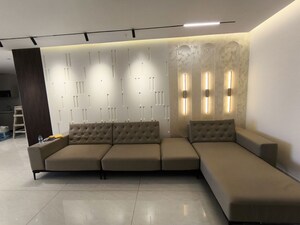 Living Room in 3 BHK Apartment at Prestige Beverly Hills, Kokapet – for Rent