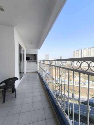 Balcony in 3 BHK Apartment at Prestige Beverly Hills, Kokapet – for Rent