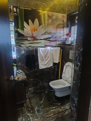 Washroom in 2 BHK Apartment at Sugee Hiranya, Dadar West – for Sale