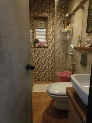 Bathroom in 2 BHK Apartment at Sugee Hiranya, Dadar West – for Sale