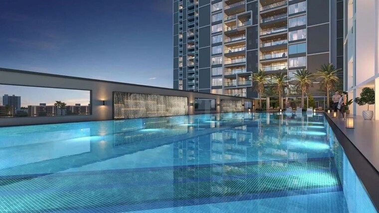 Swimming Pool, holystico-astrana 3 Bedroom 2400 Sq.Ft. Apartment In Hadapsar Pune 10066192