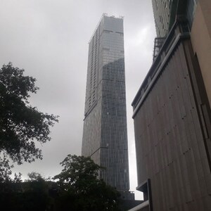 Balcony in 4 BHK Apartment at Oberoi Three Sixty West, Century Bazar – for Rent