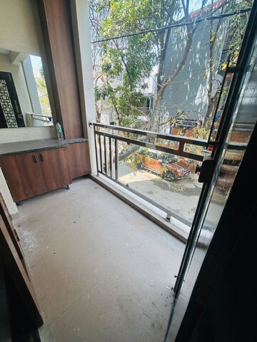 Balcony in 3 BHK Builder Floor at Ombr Layout – for Rent