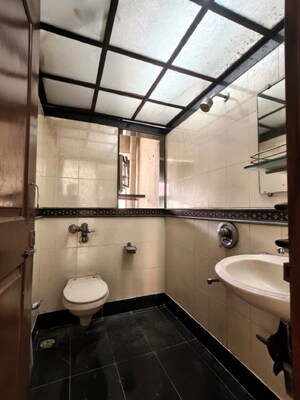 Bathroom in 3 BHK Apartment at Khar West – for Rent