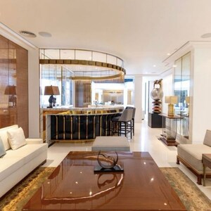 Living Room in 5 BHK Apartment at Worli – for Rent