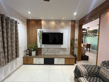 Living Room in 3 BHK Apartment at Aparna HillPark Silver Oaks, Chanda Nagar – for Rent