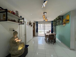 Living Room in 3 BHK Apartment at Aparna HillPark Silver Oaks, Chanda Nagar – for Rent