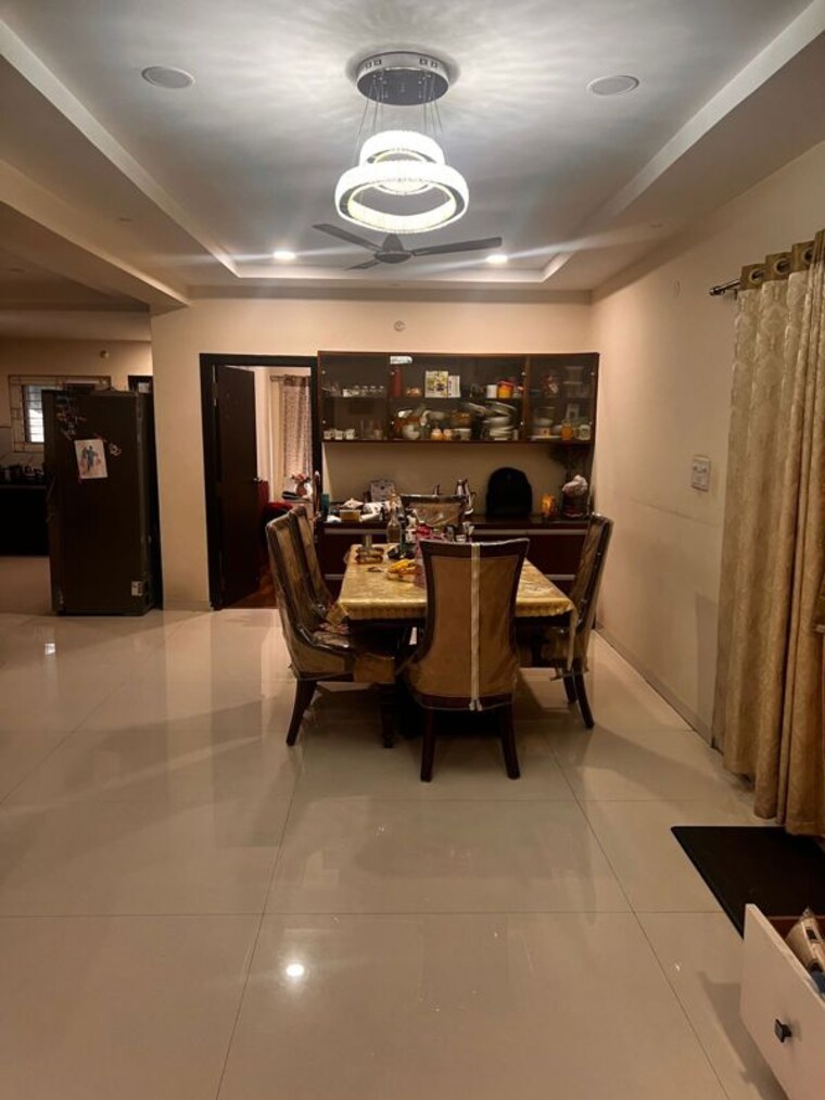 Dining area, madhapur 3 Bedroom 2100 Sq.Ft. Apartment In Madhapur Hyderabad 10066413