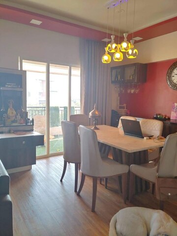 Living Room in 3 BHK Apartment at Puranik Abitante, Bavdhan – for Rent