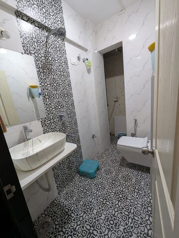 Bathroom in 2 BHK Apartment at Prestige Residency Thane, Ghodbunder Road – for Rent