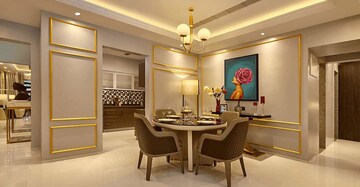 Living Room in 4 BHK Apartment at Bramhacorp The Collection, Kalyani Nagar – for Sale