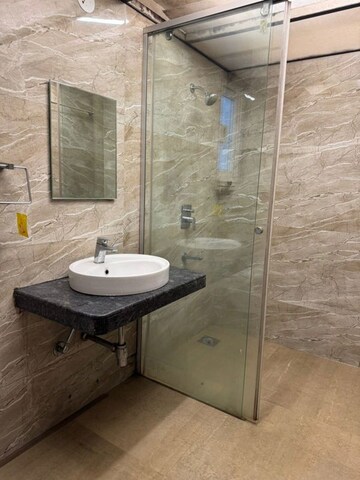 Bathroom in 4 BHK Apartment at Lunawat 9 Abhimanshri, Aundh – for Rent