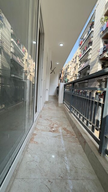 Balcony in 4 BHK Apartment at Palm Residency Chhatarpur, Chattarpur – for Rent