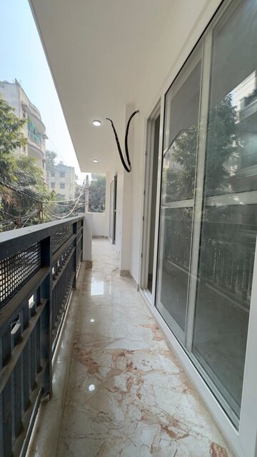 Balcony in 4 BHK Apartment at Palm Residency Chhatarpur, Chattarpur – for Rent