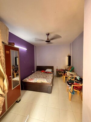 Bedroom in 2 BHK Apartment at Gulmohar Paradise Homes, Kharadi – for Rent