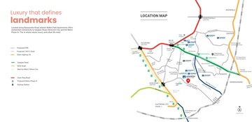 2.5 BHK Apartment – Map Location View at Adarsh Welkin Park, Sarjapur Road - for Sale