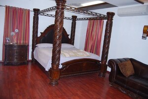 Staircase in 4 BHK Villa at Aparna Senor Valley I, Jubilee Hills – for Rent