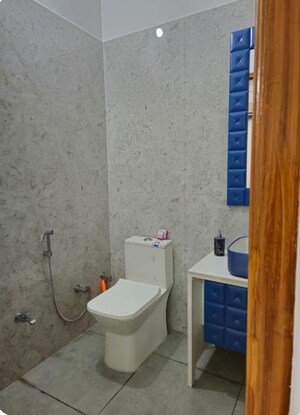 Bathroom in 3 BHK Apartment at Pragati Vihar  – for Rent