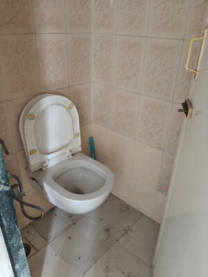 Bathroom in 1 BHK Apartment at Balaji Heights Sanpada, Sanpada – for Rent