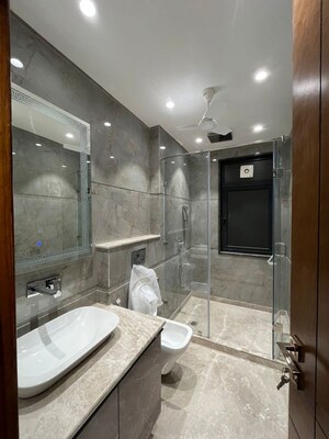 Bathroom in 4 BHK Builder Floor at Sector 60 – for Rent