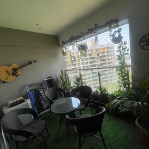 Balcony in 2 BHK Apartment at Venkatesh Lake Life, Jambhulwadi – for Sale