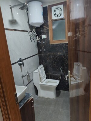 Bathroom in 1 BHK Builder Floor at Panchsheel Vihar – for Rent