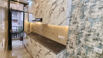 Kitchen in 2 BHK Builder Floor at Malviya Nagar – for Rent