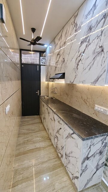 Kitchen in 2 BHK Builder Floor at Malviya Nagar – for Rent