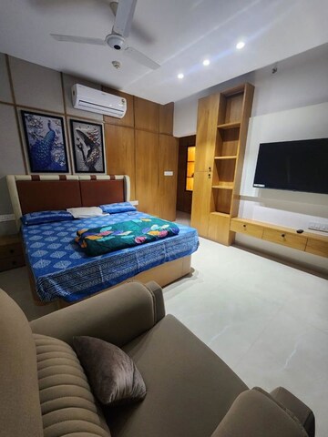 Bedroom in 3 BHK Apartment at Duville Riverdale Residences, Kharadi – for Rent