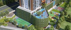 3 BHK + Servant Room Apartment For Rent in Duville Riverdale Residences