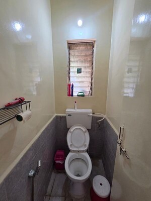 Bathroom in 1 BHK Apartment at Hermes Heritage Homes, Shastrinagar – for Rent