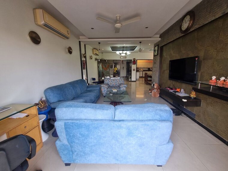 Living Room, sovereign-apartments 4 Bedroom 2200 Sq.Ft. Apartment In Kalyani Nagar Pune 10066885