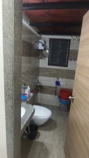 Bathroom in 1 BHK Apartment at Delta Vrindavan, Mira Road – for Sale