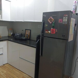 Kitchen in 3 BHK Apartment at Puranik Abitante, Sidhart Nagar – for Rent