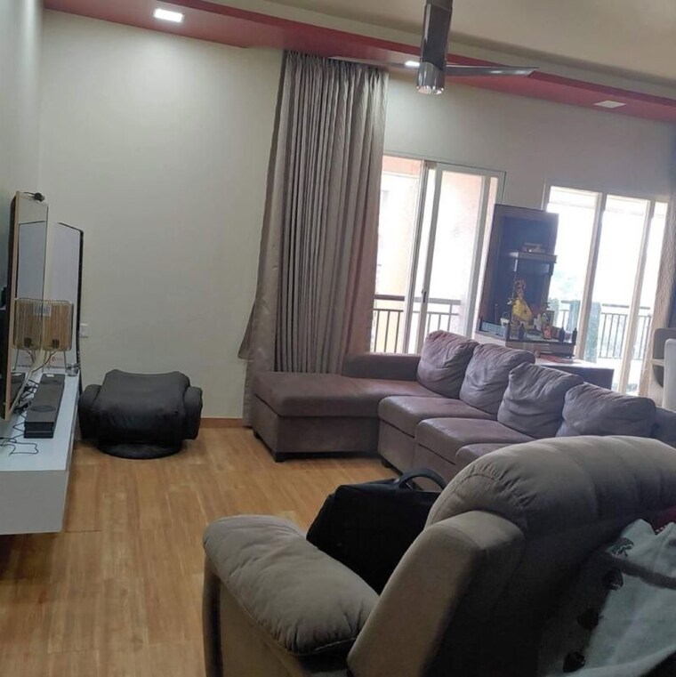 Living Room, puranik-abitante 3 Bedroom 1250 Sq.Ft. Apartment In Sidhart Nagar Pune 10066914