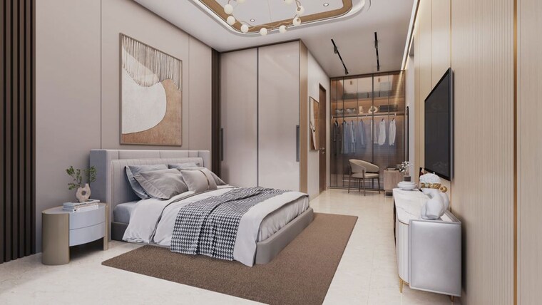 Living Room, bavdhan 2 Bedroom 856 Sq.Ft. Apartment In Bavdhan Pune 10066955