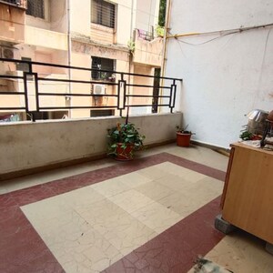Balcony in 2 BHK Apartment at Bhujbal Township, Bhusari Colony – for Rent